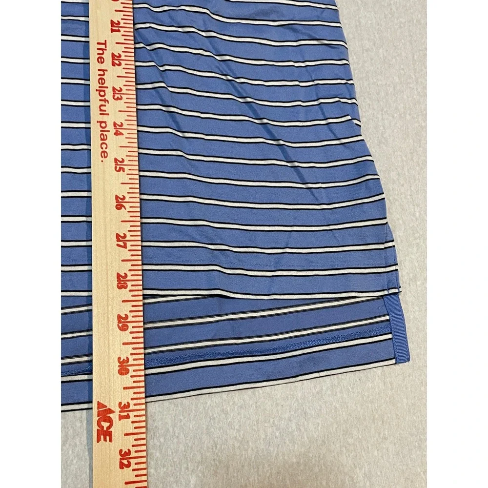 Vintage Ralph Lauren Polo Golf Quail Hollow Land O Lakes Blue StripeGolf Polo XL